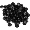 ACCESSORY silikoninis sandarinimo dangtelis 8,5 mm juodas, 100 vnt. 60112480