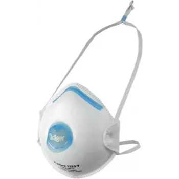 Dräger X-plore 1320 FFP2 V NRD dalelių filtravimo respiratorius su vožtuvu (10 vnt. pakuotė) (3951214)