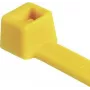 HellermannTyton T30R geltonas kabelių raištis 150 x 3,6 mm, PA66, 100 vnt. (116-01814)