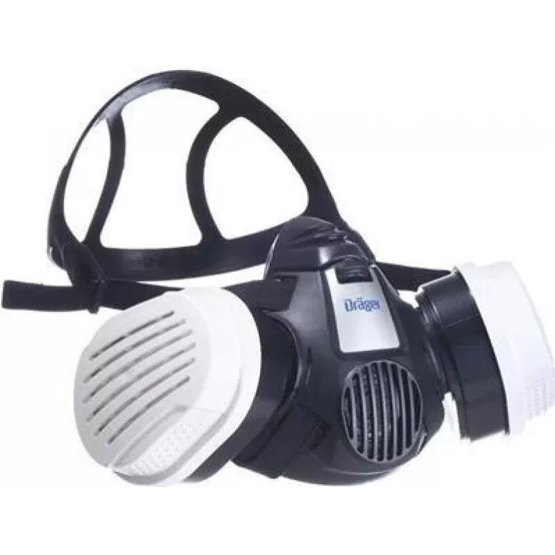 Dräger X-plore 3300 pusinė kaukė su 2 A1B1E1K1P3 kombinuotais filtrais R57794