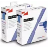 HellermannTyton HIS-PACK-9,5/4,7-BU termiškai susitraukiantis vamzdelis, mėlynas, 9,5 mm išplėstas skersmuo, 4,7 mm susitraukęs, 5 m ilgio, 2:1 santykis, dozavimo dėžutė