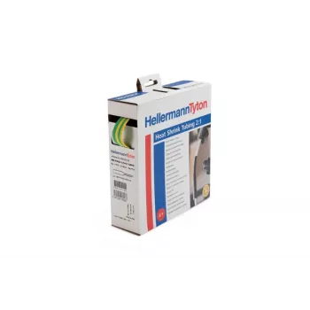 HellermannTyton HIS-PACK-4,8/2,4-CL termoizoliaciniai vamzdeliai, 2:1, nuo 4,8 mm iki 2,4 mm, permatomi, 5 vnt. x 1,2 m