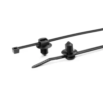 HellermannTyton T30LFT6LG juodas poliamidinis kabelių raištis 150mm x 3,6mm, 500 vnt. pakuotė 150-31097