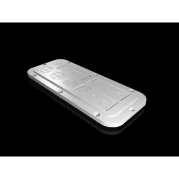 Rittal SZ plastikinė flanšinė plokštė Size 2 AX 2562.200 (2562200)