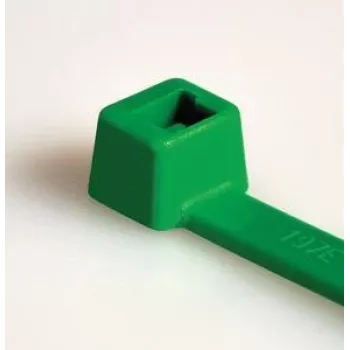 HellermannTyton T80R-N66-GN-C1 standartinis kabelių raištis, vidinis dantukas, 210 mm x 4,6 mm, žalias, 100 vnt.