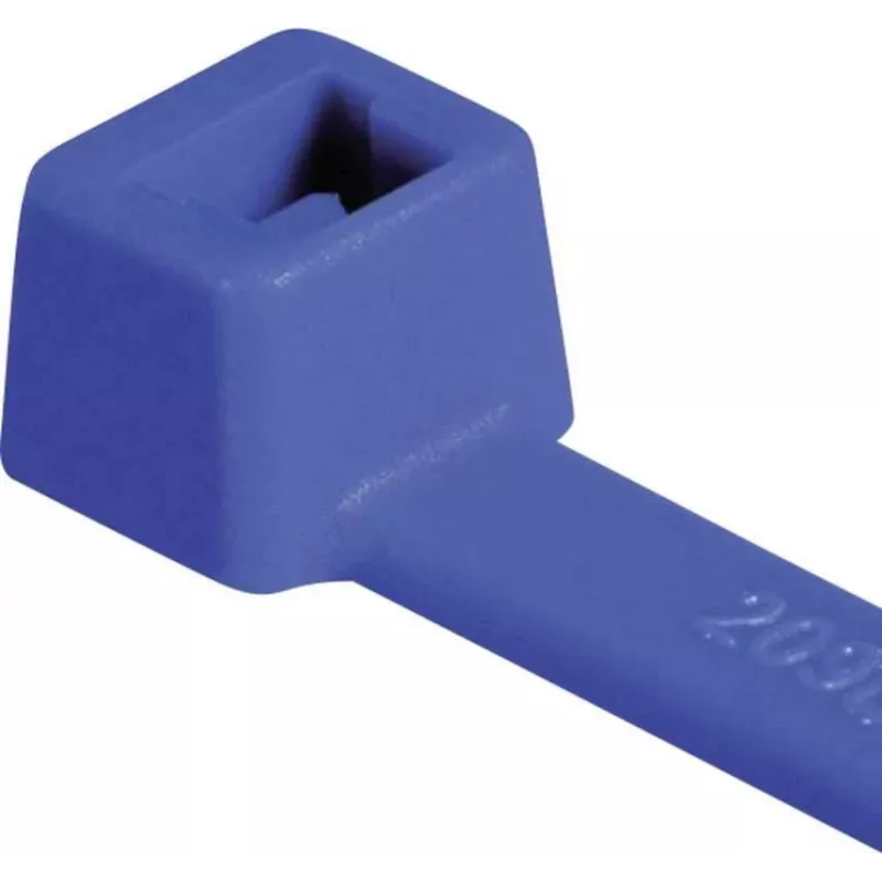 HellermannTyton T80L standartinis kabelių raištis, 390 x 4,6 mm, PA66, mėlynas, 100 vnt. 116-05416