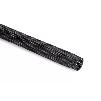 HellermannTyton HEGP25-PET-BK pintas poliesterinis apsauginis tūtinis, juodas, 18-34 mm, 50 m, 170-12500