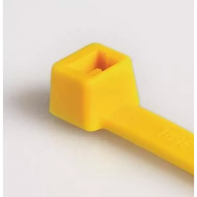 HellermannTyton T80R-N66-YE-C1 standartinis kabelių raištis, 210 x 4,6 mm, geltonas, 100 vnt. 116-08014