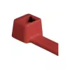 HellermannTyton T80R-N66-RD-C1 standartinis kabelių raištis, 210 mm x 4,6 mm, raudonas, 100 vnt. 116-08012