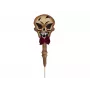 EUROPALMS Halloween dekoracija - smaigstas su kaukolu, baltas/juodas, 40 cm, 83314628