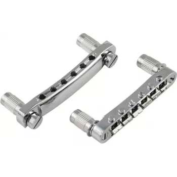 DIMAVERY tiltas ir Stopbar stygų laikiklis LP tipo gitaroms 26300214
