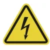 HellermannTyton įspėjamasis ženklas apie elektros įtampą WS1-A-150-YE (597-61200)