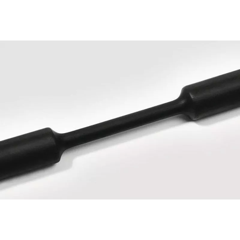 HellermannTyton TREDUX-6/2 PO-X BK 15 termiškai susitraukiantis vamzdelis, 3:1, nuo 6mm iki 2mm, juodas, 1m