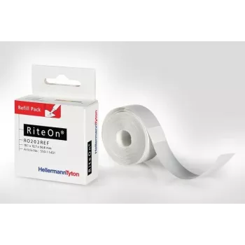 HellermannTyton RiteOn papildymo etikečių rinkinys baltos 100 viename lape (550-71401)