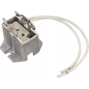 OMNILUX GX-9.5 ir GY-9.5 keraminis lizdas, 250V/10A, tvirtinamas varžtais 9450030C