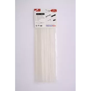HellermannTyton HIS-3 šilumai susitraukiančių vamzdelių rinkinys, 3:1, 12 mm / 4 mm, permatomas, 10 vienetų 308-31215