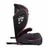 Petex Basic Plus 1602 rožinė HDPE vaikiška automobilinė kėdutė ECE R129 i-Size 100-150 cm