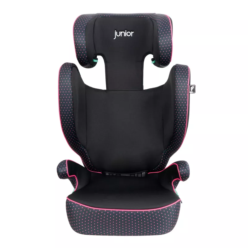 Petex Basic Plus 1602 rožinė HDPE vaikiška automobilinė kėdutė ECE R129 i-Size 100-150 cm