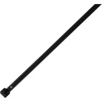 HellermannTyton atsegamas plastikinis raištis LR55 195x4,7mm juodas, 25 vnt. 115-00002