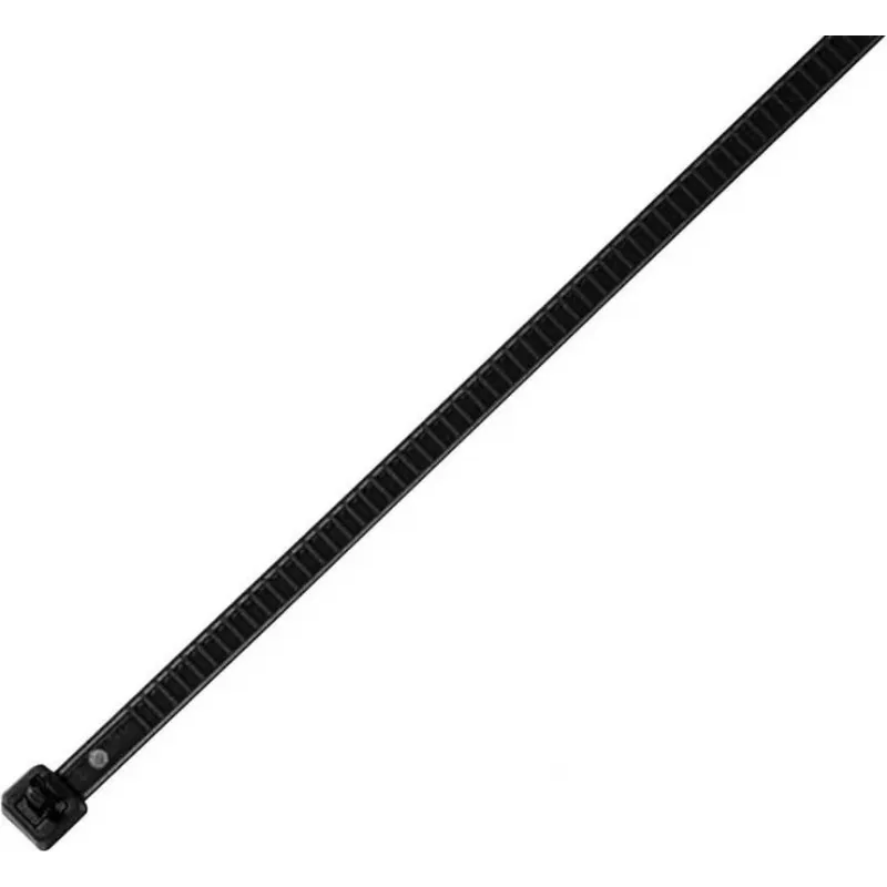 HellermannTyton atsegamas plastikinis raištis LR55 195x4,7mm juodas, 25 vnt. 115-00002