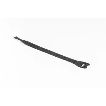 HellermannTyton TEXTIE-S-PA/PP-BK-X1 kibioji juosta kabeliams tvirtinti, 150 mm x 12,5 mm, juoda, 100 vienetų 130-00012