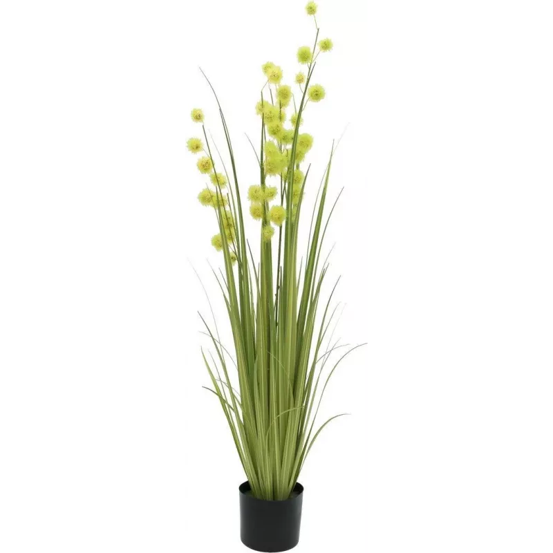 EUROPALMS Pompom Grass dirbtinis augalas, 122 cm, žalias 82500136