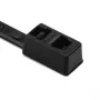 HellermannTyton T30R juodas PA66 kabelių raištis 395 x 4,7 mm, 100 vnt. 117-00008