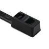 HellermannTyton T30R juodas PA66 kabelių raištis 395 x 4,7 mm, 100 vnt. 117-00008