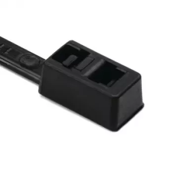 HellermannTyton T30R juodas PA66 kabelių raištis 395 x 4,7 mm, 100 vnt. 117-00008