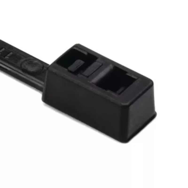 HellermannTyton T30R juodas PA66 kabelių raištis 395 x 4,7 mm, 100 vnt. 117-00008