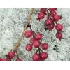 EUROPALMS Flocked Pine Ball Decoration, 15 cm, žalia su baltu sniego apdaila 83500303