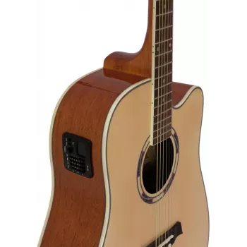 DIMAVERY DR-520 Dreadnought akustinė gitara, Natural 26231272