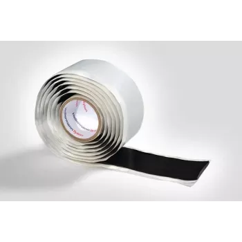 HellermannTyton 711-10300 PVC elektros izoliacinė juosta, juoda, 19 mm x 20 m, 0,15 mm