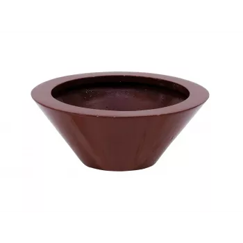 EUROPALMS Leichtsin Bowl-15 raudonas blizgus dekoratyvinis dubuo 83011823