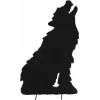 EUROPALMS Silhouette Wolf, 63cm 83505002