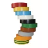 HellermannTyton Helagrip PVC žymėjimo įvorių rinkinys, 10 ritinių, 15 mm vidinis skersmuo, 10 m ilgio, įvairiaspalvis (10 spalvų) 710-00146