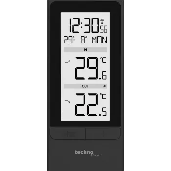 Technoline WS9787 belaidė orų stotis su lauko jutikliu, juoda/sidabrinė