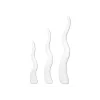EUROPALMS dizaino vaza WAVE-150, balta 83011904