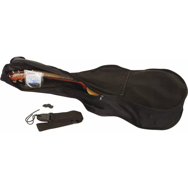 Dimavery AC-303 klasikinė gitara 1/2 dydžio Natural, okoume kaklas, liepmedžio viršus, 535 mm menzūra
