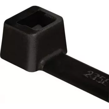 HellermannTyton T18R-HS-BK-C1 juodas karščiui atsparus kabelių raištis 100 x 2,5 mm, 100 vnt. paketas 111-01950