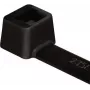 HellermannTyton T18R-HS-BK-C1 juodas karščiui atsparus kabelių raištis 100 x 2,5 mm, 100 vnt. paketas 111-01950