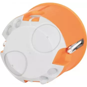 f-tronic HW įrenginio jungiamoji dėžutė E3700TC hermetiška ertmės sienos dėžutė D68mm T62mm oranžinė 10 vienetų 7360072