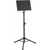 Dimavery OP-1 orkestro natų stovas, juodas, reguliuojamo aukščio 60-125 cm, plieninis