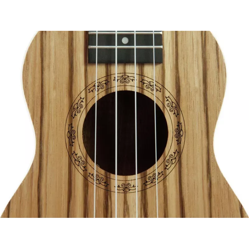 DIMAVERY UK-400 Soprano ukulėlė Zebrawood 26255831