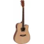 DIMAVERY JK-500 akustinė gitara, su išpjova, natūralaus medžio spalvos 26231388