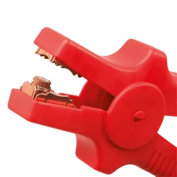 AEG SP 16 Starterio kabelis 20,8 mm² varis padengtas aliuminis 3 m su plastikiniais gnybtais ir apsaugine grandine 97215