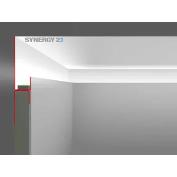 SYNERGY21 LED profilis 200cm cinko lakštas Type B40 S21-LED-PR00140