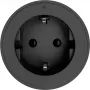 SYNERGY21 MODULRAIL F tipo lizdo modulis, juodas (Schuko, 16A, 250V) - S21-MR015