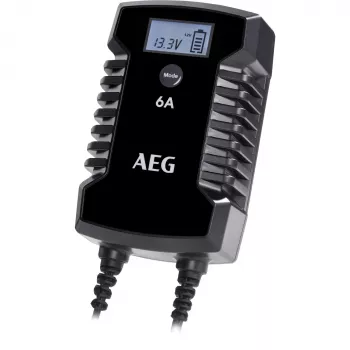 AEG LD6 10617 Automobilinis akumuliatorių įkroviklis 6V/12V 3A/6A su LCD ekranu