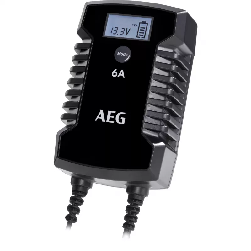AEG LD6 10617 Automobilinis akumuliatorių įkroviklis 6V/12V 3A/6A su LCD ekranu
